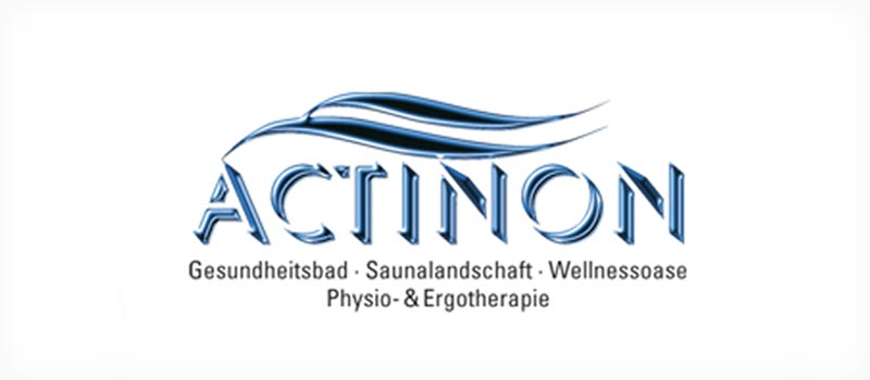Logo Actinon - Gesundheitsbad, Saunalandschaft, Wellnessoase, Physio & Ergotherapie