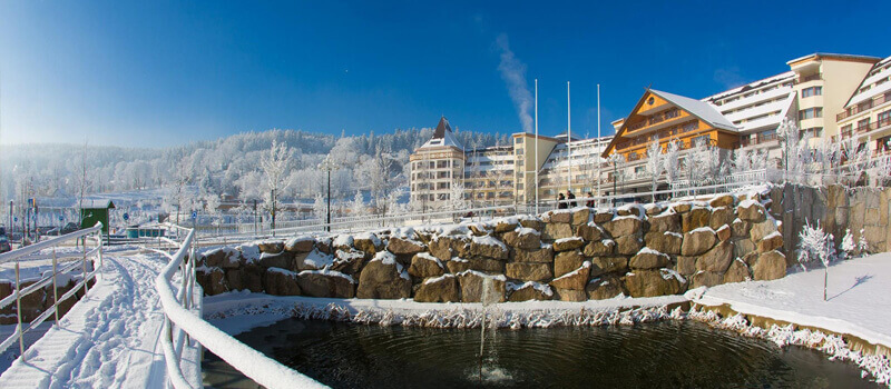 Hotel Golebiewski in Karpacz im Winter